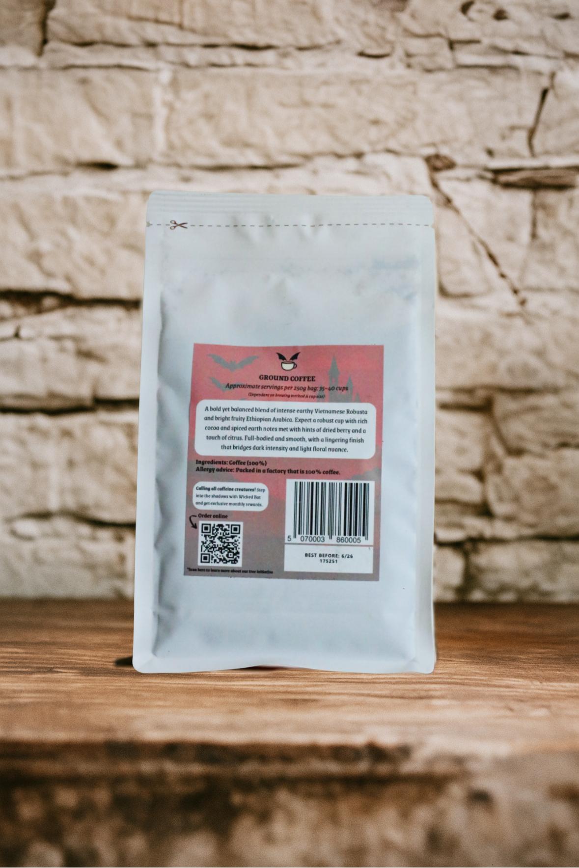 Dracula’s Dark Roast - Ground Coffee