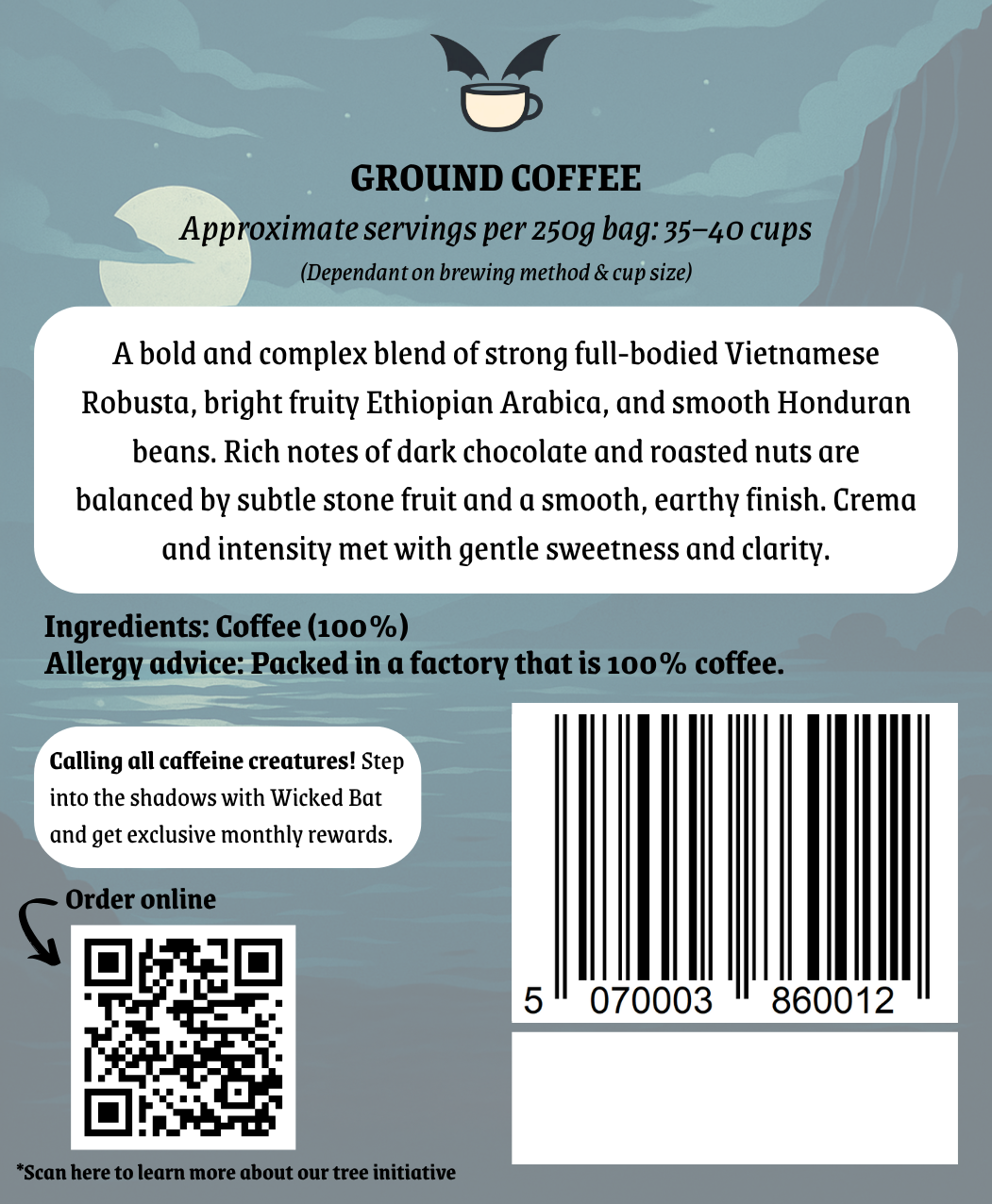 Kraken’s Light Roast - Ground Coffee