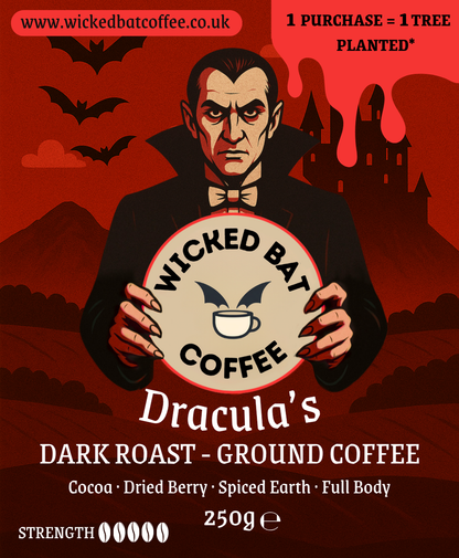 Dracula’s Dark Roast - Ground Coffee